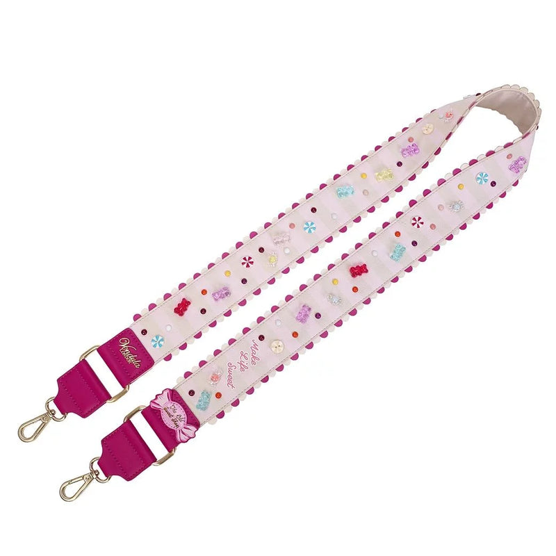 The Old Sweet Shop Guitar Strap for Bags by Vendula London
