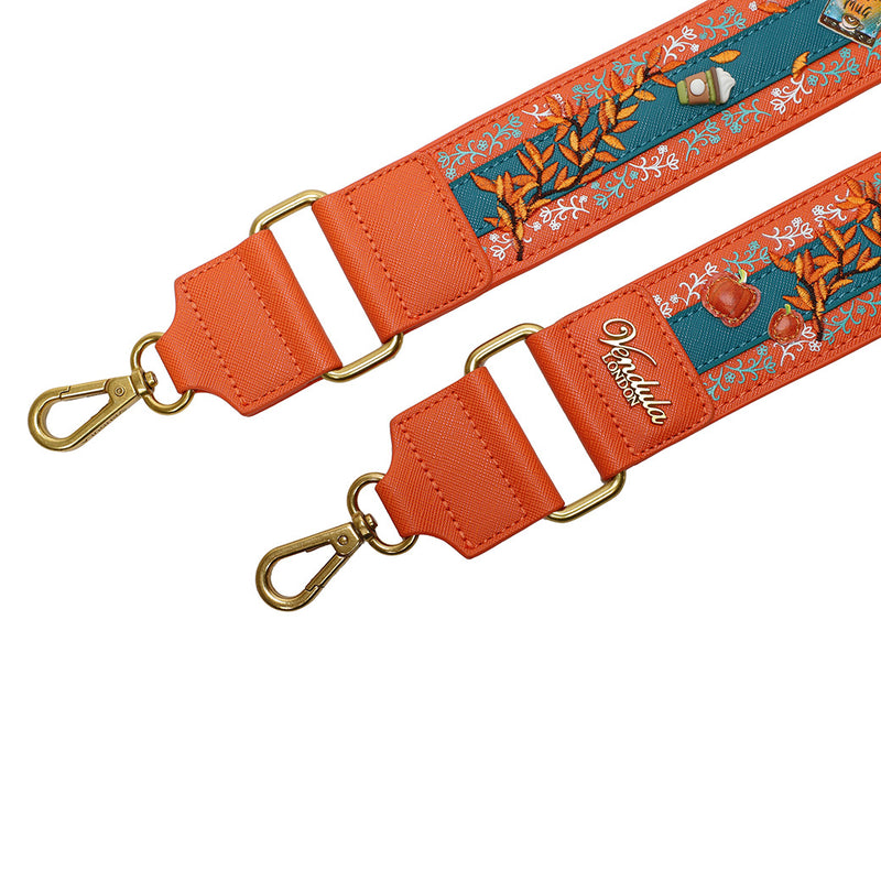 Sugar and Spice Coffee Shop Shoulder Guitar Strap by Vendula London