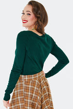 Fox and Mushroom Embroidered Cardigan by Voodoo Vixen
