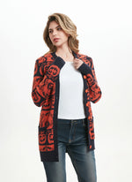 Wickedly Pumpkin Fiona Cardigan by Miss Lulo