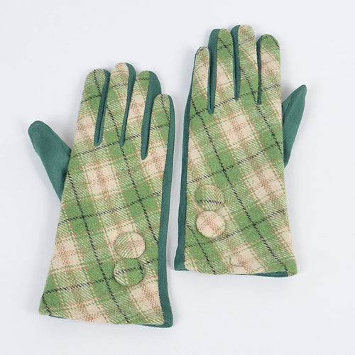 Plaid Gloves in Multiple Colors