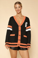 Ghost Button Front Cardigan
