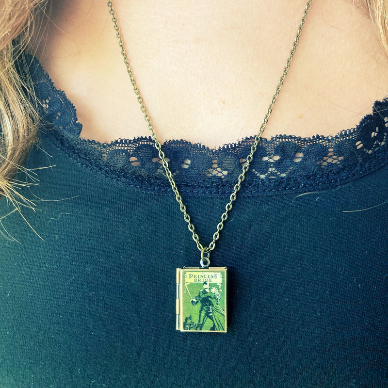 The Princess Bride Book Locket Earrings by Marshall and Rose