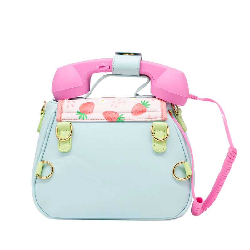 Strawberry Phone Convertible Crossbody and Backpack Bag