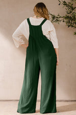 Forest Green Wide Leg Jumpsuit