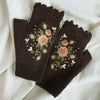 Bee and Blossom Fingerless Gloves