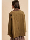 Cotton Chore Jacket in Olive