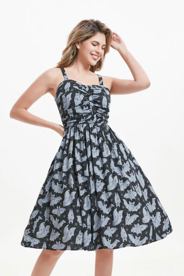 Moonlit Bats Eden Dress by Miss Lulo