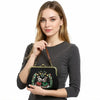 Bunnies Kissing Under Mistletoe Kisslock Bag