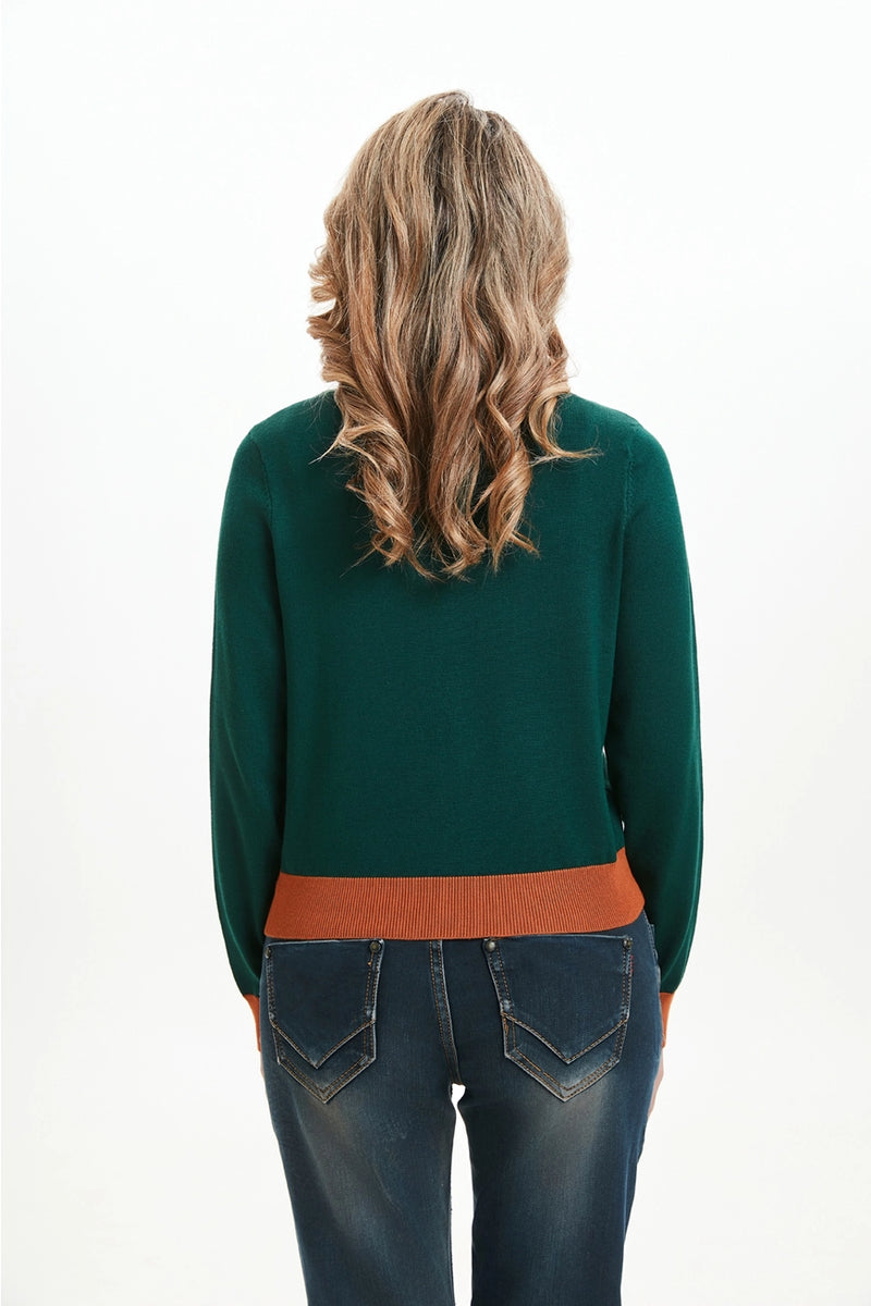 Mushroom Meadow Embroidered Leslie Cardigan by Miss Lulo
