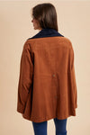 Cotton Chore Jacket in Cognac