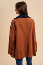 Cotton Chore Jacket in Cognac