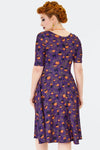 Cat and Pumpkin Dress by Voodoo Vixen