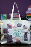 Travelling Library Truck Canvas Tote by Vendula London