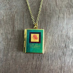 Green Anne of Green Gables Book Locket Necklace by Marshall and Rose