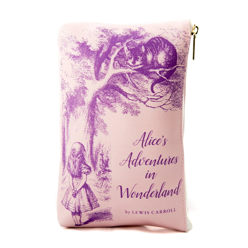 Pink Alice in Wonderland Pencil Case Pouch by Well Read Co.