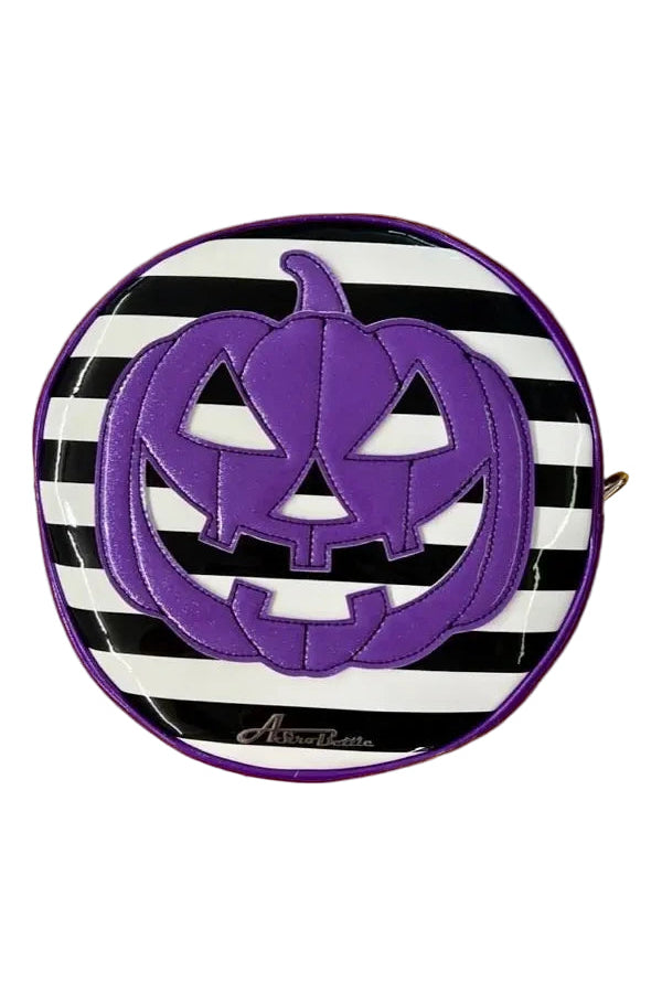 Purple Jack O' Lantern Bag by Astro Betty