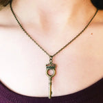 Bronze Key Necklace by Marshall and Rose