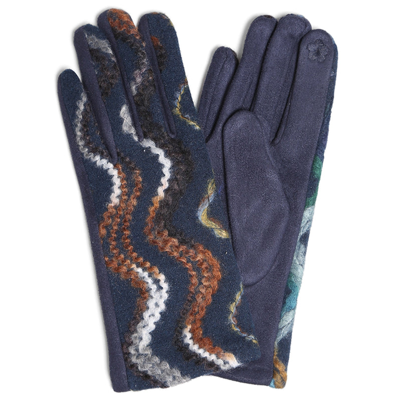 Wavy Swirled Gloves in Multiple Colors