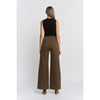 Leopard High Rise Wide Leg Jeans by Mica Denim