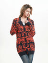 Wickedly Pumpkin Fiona Cardigan by Miss Lulo