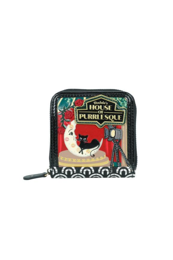 Purrlesque Club Square Wallet by Vendula London