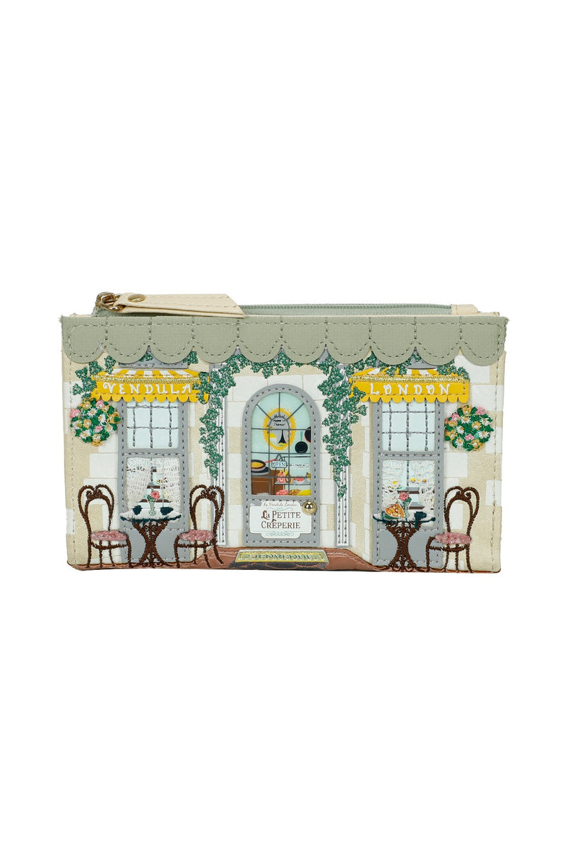 La Petite Creperie Compact Folding Wallet by Vendula London