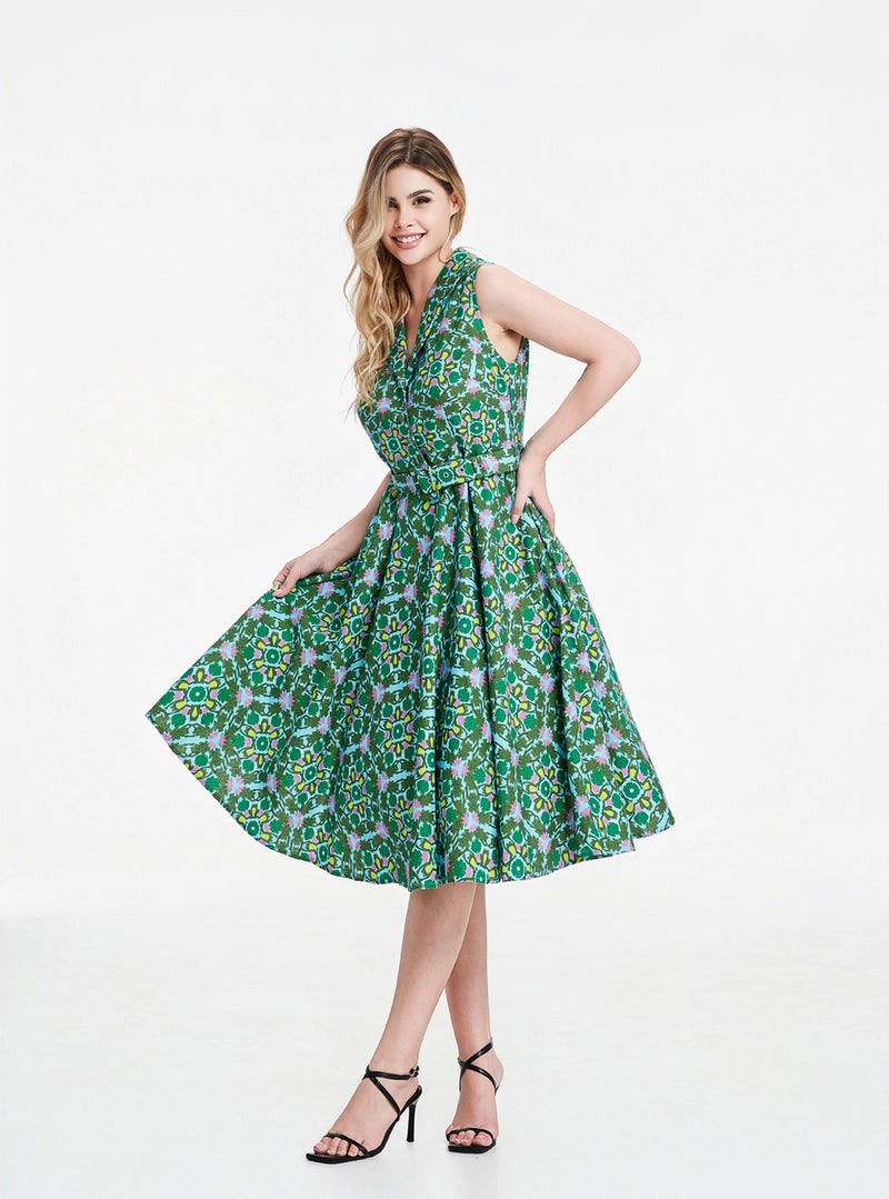 ladies frog dress Frogs in Bloom Jani by Miss Lulo – Modern Millie before2023