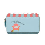 Vintage Rose Medium Zip Around Wallet by Vendula London