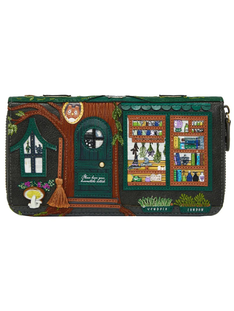 Witches Pantry Large Ziparound Wallet by Vendula London