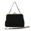 Celestial Mushroom Kisslock Bag in Black