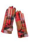 Red Plaid Gloves