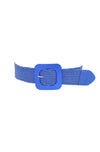 Square Buckle Straw Belt in Multiple Colors