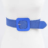 Square Buckle Straw Belt in Multiple Colors