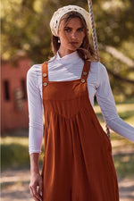 Toffee Wide Leg Jumpsuit