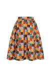 Autumn Hawthorne Patchwork Skirt by Hell Bunny