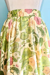 Snail & Nasturtium Midi Skirt by Morning Witch