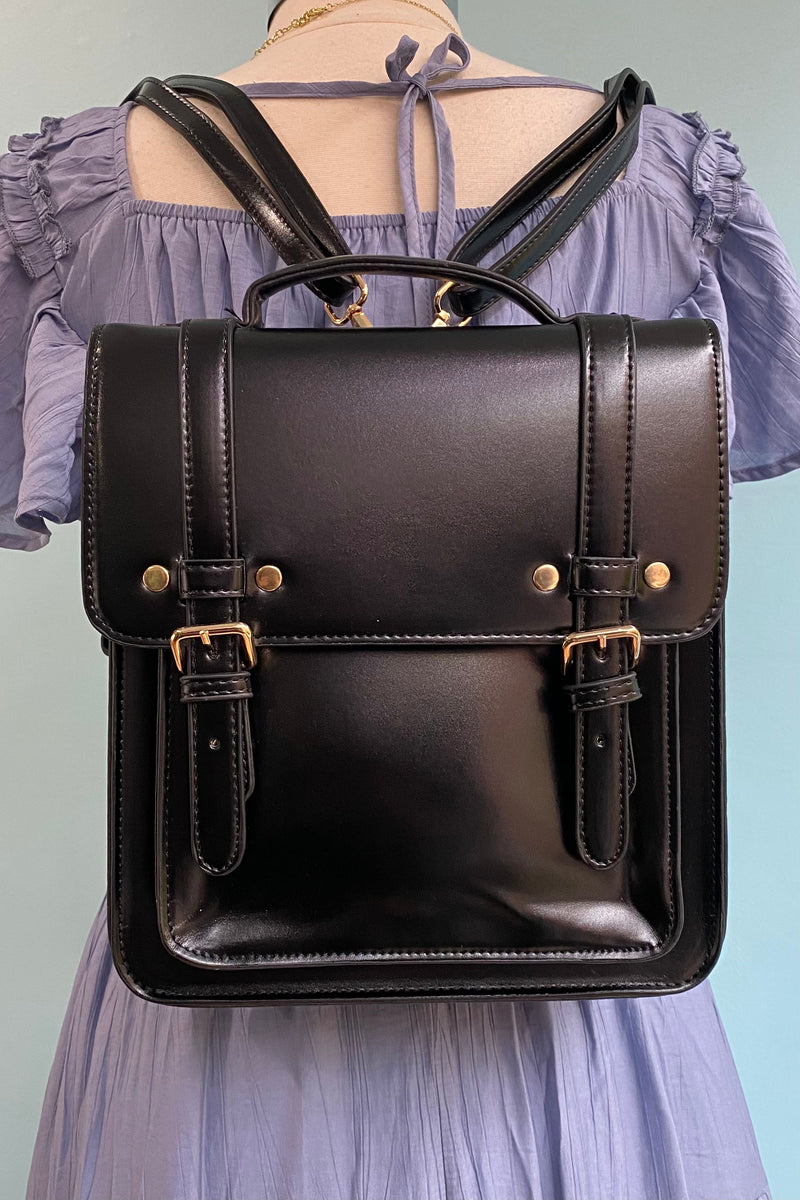 Black Cohen Convertible Bag by Banned