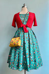 Green Garden Gnome Amanda Dress by Dolly & Dotty