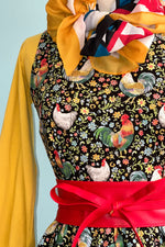 Rooster & Chicken Vintage Dress by Retrolicious