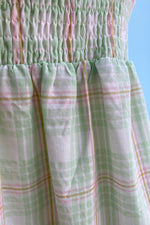 Final Sale Summer Green Tiered Smocked Midi Dress