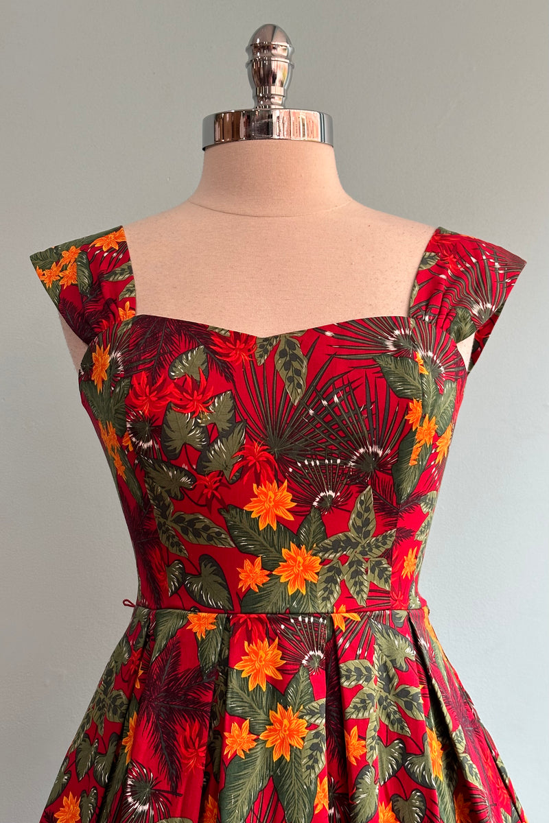 Jungle Floral Jill Dress by Collectif – Modern Millie