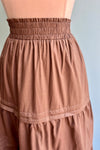 Coco Tiered Maxi Skirt with Elastic Waist