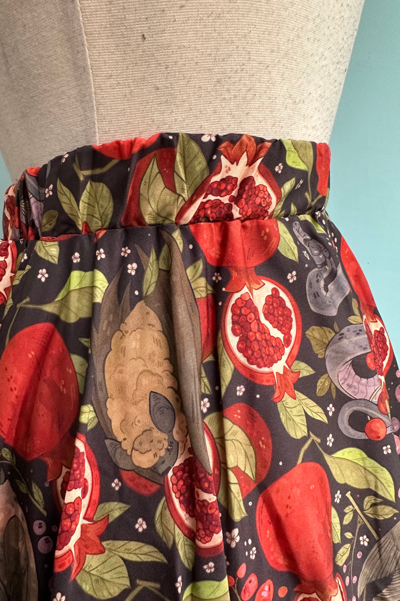 Pomegranate Garden Mini Skirt by Morning Witch