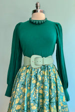Frog & Gingko Midi Skirt by Morning Witch