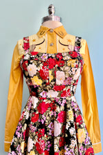 Garden Floral Fold-Over Dress by Eva Rose