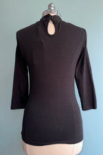 Criss-Cross Top Black by Banned