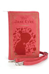 Jane Eyre Cross-Body Book Bag in Red