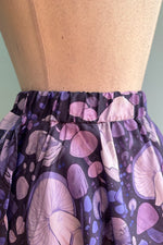Lavender Mushroom Mini Skirt by Morning Witch