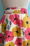 Rose and Mustard Floral Full Skirt by Tulip B.